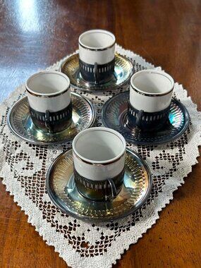 Bellini Veracruz demitasse cups and saucers